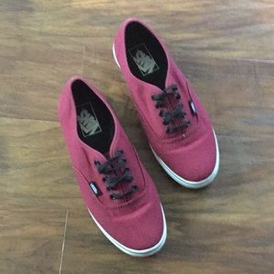 Maroon Vans